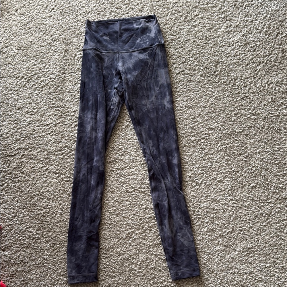 Lululemon tie dye align leggings size 2